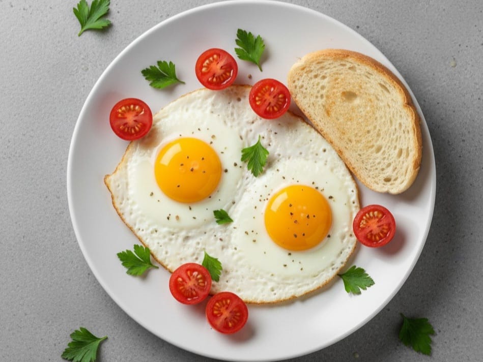 Яичница глазунья