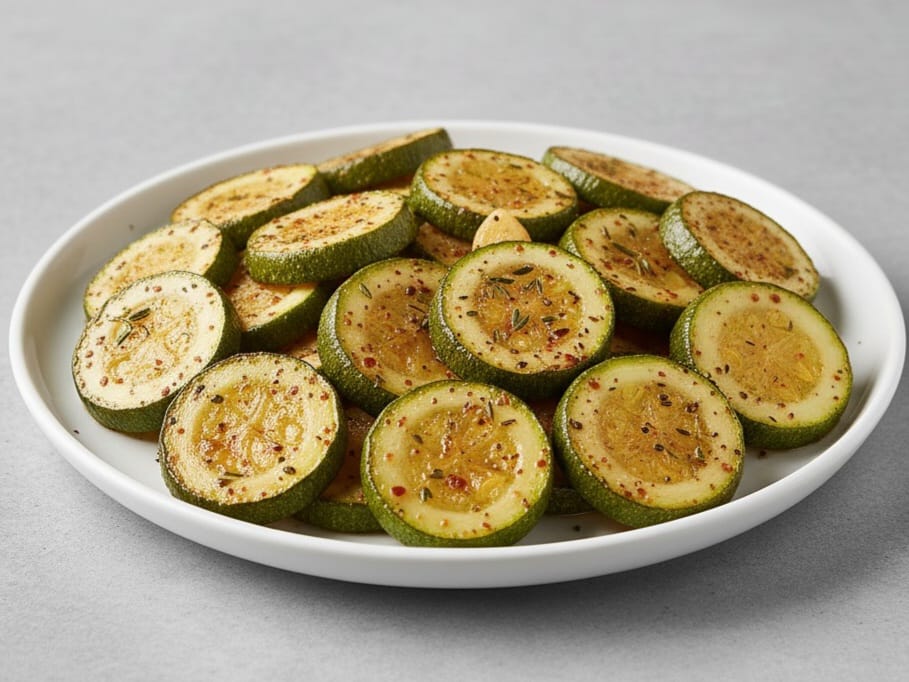 Кабачки с перцем и чесноком